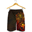Polynesian Hawaii Shorts (Men) - Red Turtle Manta Ray - BN18