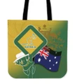1sttheworld Tote Bags , Aus Flag and Coat Of Arms Bag Kangaroo and Koala Sign