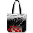 New Zealand Tote Bag , Anzac Lest We Forget Poppy
