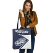 Scotland Rugby Tote Bag , Celtic Scottish Rugby Ball Thistle Ver