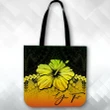 (Custom) Polynesian Tote Bag Hibiscus Personal Signature Reggae