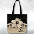 (Custom) Polynesian Tote Bag Hibiscus Personal Signature A02
