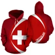 Switzerland Flag Hoodie - Circle Style JT6