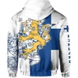 Finland Pullover Hoodie  Flag Lion Special A12