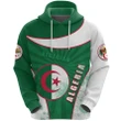 Algeria Hoodie Circle Stripes Flag Special