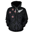 New Zealand - Maori Mask Pullover Hoodie A0