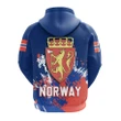 Norway Coat Of Arms Hoodie Spaint Style J8W