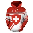 Switzerland Hoodie Painting Style T