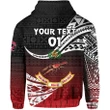 (Custom Personalised) Rewa Rugby Union Fiji Hoodie Unique Version - Red, Custom Text And Number A7