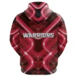 (Custom Personalised) New Zealand Warriors Rugby Hoodie Original Style - Red A7