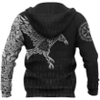 Custom Vikings - The Raven Of Odin Tattoo Special Hoodie A7