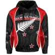 New Zealand Hoodie - Red Ver 1.0 - Gel Style - Happy Waitangi Day - J6