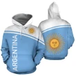 Argentina All Over Hoodie - Sun Of May - BN09