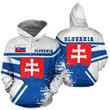 Slovakia Hoodie Painting Style Th52