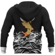 The Golden Koi Fish Hoodie A7
