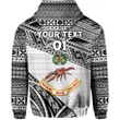 (Custom Personalised) Rewa Rugby Union Fiji Hoodie Special Version - White, Custom Text And Number A7