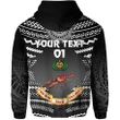 (Custom Personalised) Rewa Rugby Union Fiji Hoodie Creative Style - Black NO.1, Custom Text And Number A7