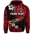 (Custom Personalised) Rewa Rugby Union Fiji Hoodie Unique Vibes - Red A7