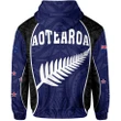 New Zealand Hoodie - Blue - Gel Style - Happy Waitangi Day - J6