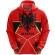 Albania Hoodie Albania Black Eagle Pullover Hoodie