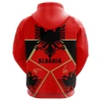 Albania Hoodie Albania Black Eagle Pullover Hoodie TH5
