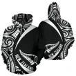 New Zealand Maori Pattern Hoodie - Circle Style J1