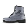 Viking Leather Boots - Odin's Celtic Raven - Scandinavian Tattoo Style A27