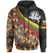 Lithuania Hoodie Lithuania Coat Of Arms with Flag Color