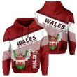 Wales Hoodie Flag Motto Red Limited Style