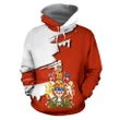 Canada Coat Of Arms Unique Hoodie - Scratch Style - J5