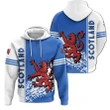 Scotland Coat Of Arms Hoodie Quarter Style