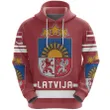 Latvia Hockey Hoodie