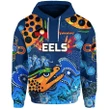 Parramatta Hoodie Eels Indigenous Naidoc Heal Country! Heal Our Nation - Blue A7