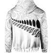 New Zealand Aotearoa Pullover Hoodie White Ver. A0