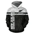 New Zealand Rugby Hoodie Horizontal Style