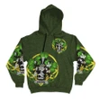 Madden or O'Madden Ireland Hoodie Celtic and Shamrock A7