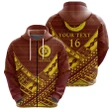 Tonga High School Zip-Hoodie Perfect Style, Custom Text and Number