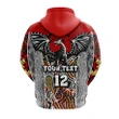 (Custom Personalised) Dragons Zip Hoodie St. George Aboriginal Sport Style A7