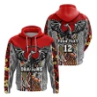 (Custom Personalised) Dragons Zip Hoodie St. George Aboriginal Sport Style