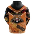 (Custom Personalised) Wests Zip Hoodie Tigers Indigenous Naidoc Heal Country! Heal Our Nation Orange NO.1 A7