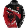 Albania All Over Print Zip Hoodie Football Style