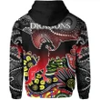 (Custom Personalised) Color Dragons Zip Hoodie Naidoc Week A7