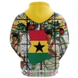Ghana Hoodie Zip Africa Day A10