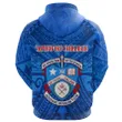 Kolisi Apifoou College Zip Hoodie Tonga - Full Blue A7