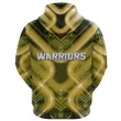 New Zealand Warriors Rugby Zip Hoodie Original Style - Gold A7