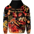 Parramatta Zip Hoodie Eels Indigenous Naidoc Heal Country! Heal Our Nation - Black A7