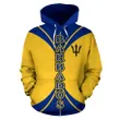 Barbados All Over Zip-Up Hoodie Impact Version