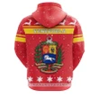 Christmas Venezuela Coat Of Arms Zip Hoodie JW09