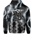 (Custom Personalised) Magpies Flash Newest Zip Hoodie Collingwood Style - Custom Text and Number A7