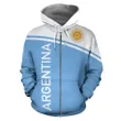 Argentina All Over Zip-Up Hoodie Curve Version